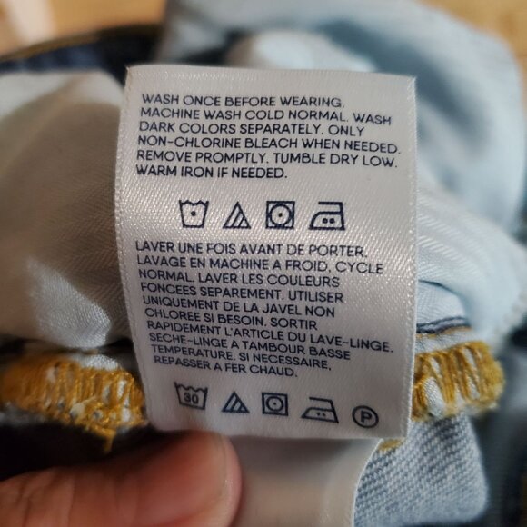 Lands End Jeans Women’s Size 18 Blue Straight-Leg Classic Fit Stretch Denim - Picture 4 of 12